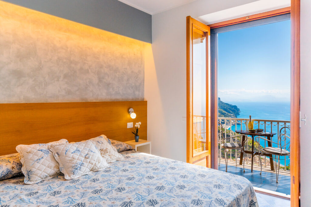 Sea view accommodation in Ravello